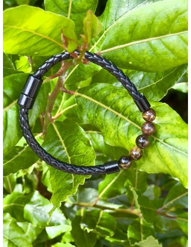 PULSERA DE BOLITAS DE OJO DE TIGRE