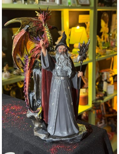 MAGO MERLIN CON DRAGÓN