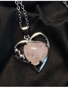 AMULETO DE CUARZO ROSA PARA...