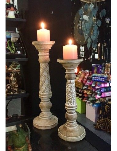 PAREJA DE CANDELABROS DE RITUAL...
